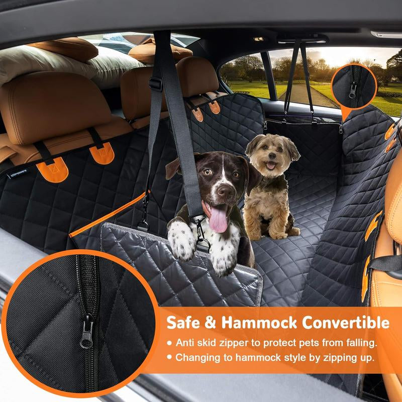 6 in 1 Convertible Dog Car Seat Cover for Complete Protection - Majestic Dog & Cat Pet Boutique