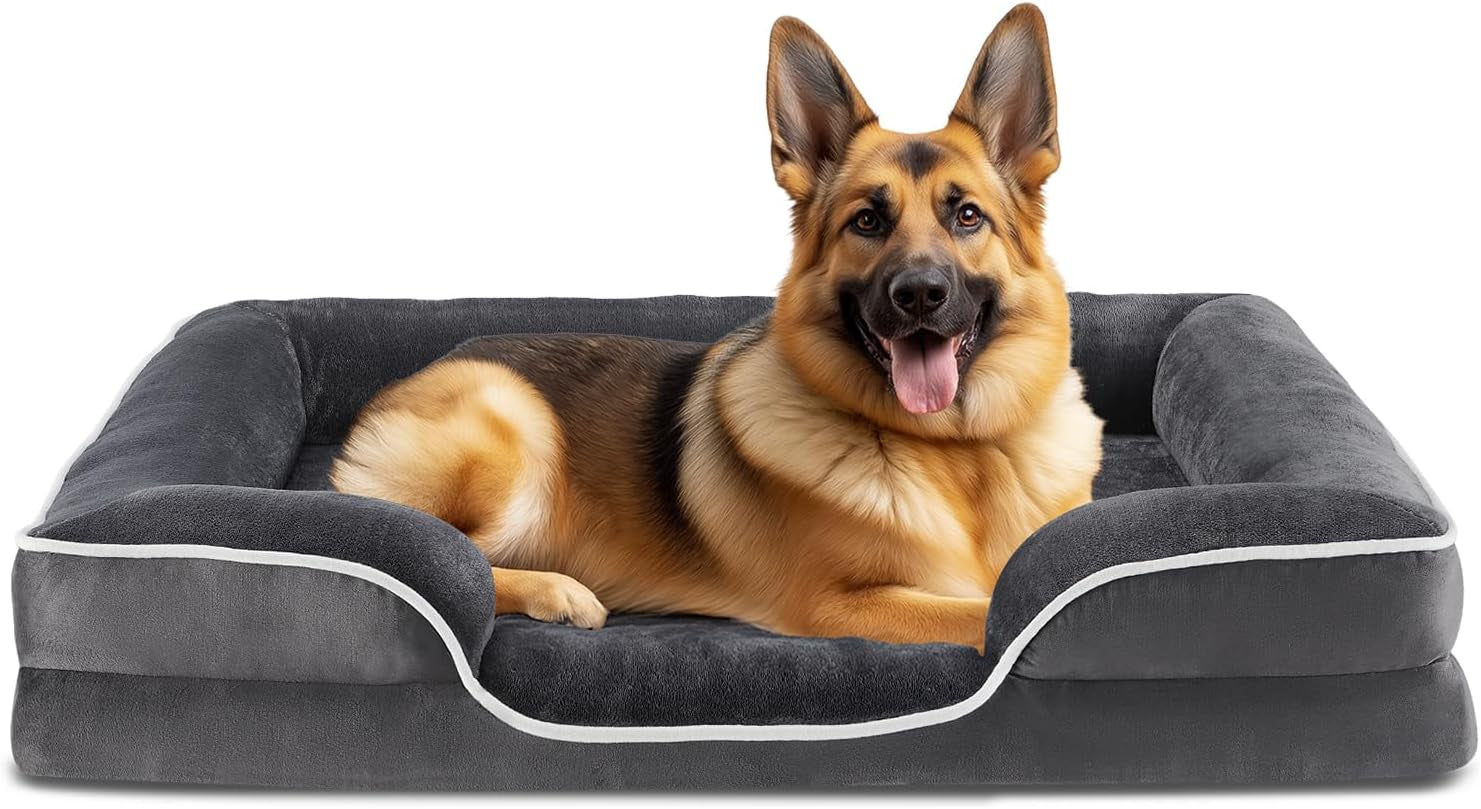 Calming Donut Bed for Dogs & Cats – Machine Washable Fluffy Faux Fur, Anti-Anxiety & Anti-Slip (24”) - Majestic Dog & Cat Pet Boutique