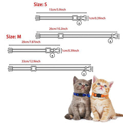 Colorful Breakaway Pet Collars, 12Pcs/Set Safety Buckle Puppy Collars Kitten Collar, Mixed Colors Nylon Pet Collars, Pet Stuff - Majestic Dog & Cat Pet Boutique