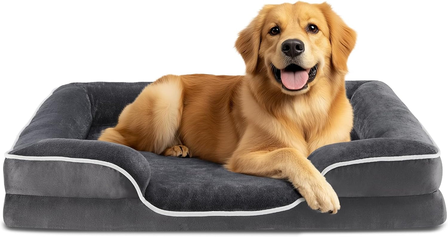 Calming Donut Bed for Dogs & Cats – Machine Washable Fluffy Faux Fur, Anti-Anxiety & Anti-Slip (24”) - Majestic Dog & Cat Pet Boutique