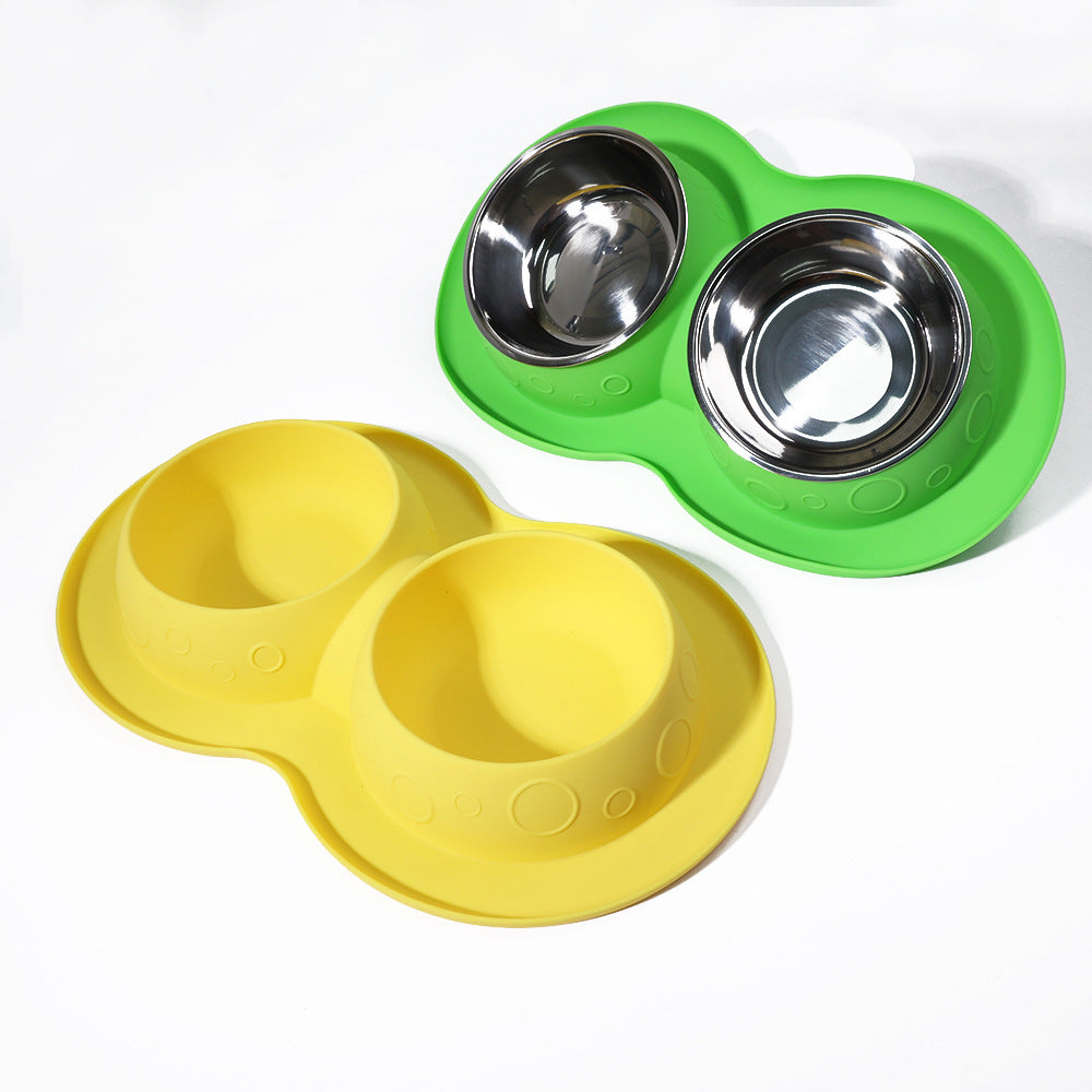 Non-Slip Waterproof Silicone Pet Feeding Mat – 2-in-1 Food & Water Pad - Majestic Dog & Cat Pet Boutique