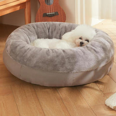 Washable Cozy Pet Donut Bed - Anti-Slip Comfort - Majestic Dog & Cat Pet Boutique