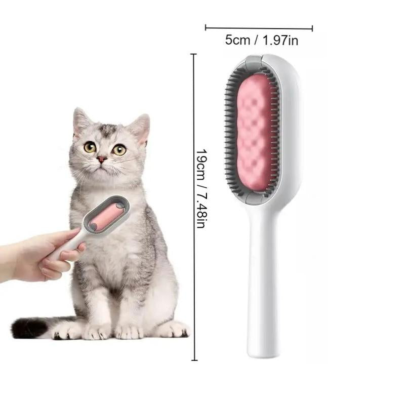 Durable Pet Hair Removal Brush, Washable Pet Grooming Brush Massage Brush, Pets Hair Removing Brush for Cats and Dogs, Massaging Comb - Majestic Dog & Cat Pet Boutique