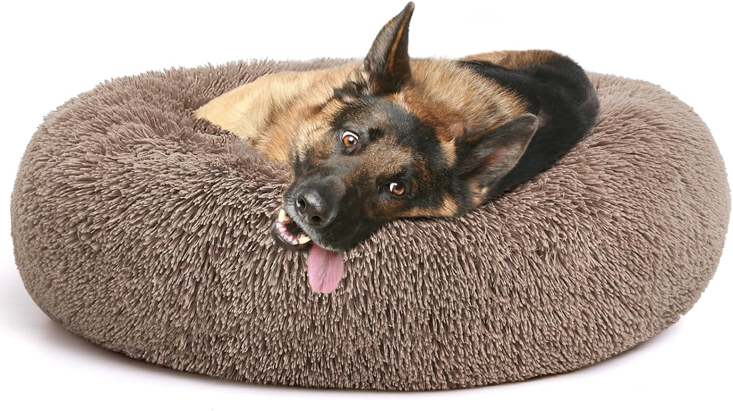 Orthopedic Dog Bed Comfortable Donut Cuddler round Dog Bed Ultra Soft Washable Dog and Cat Cushion Bed (Style 6)