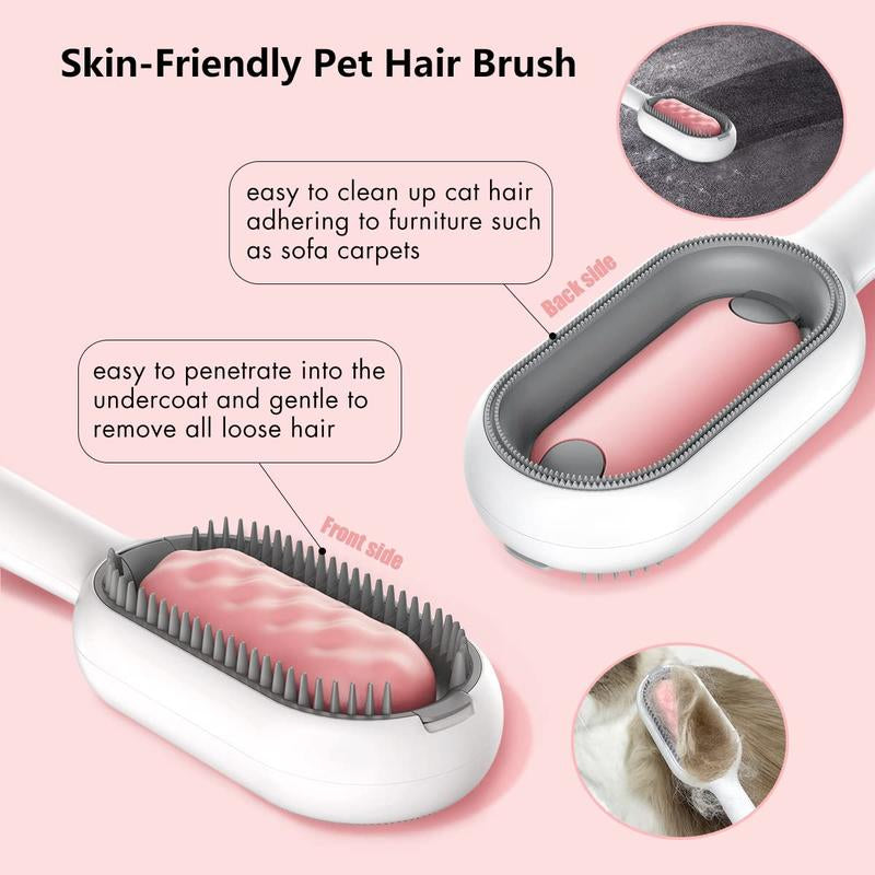 Durable Pet Hair Removal Brush, Washable Pet Grooming Brush Massage Brush, Pets Hair Removing Brush for Cats and Dogs, Massaging Comb - Majestic Dog & Cat Pet Boutique