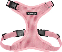 Voyager Step-In Lock Pet Harness - All Weather Mesh, Adjustable Step in Harness for Cats and Dogs by - Pink, M - Majestic Dog & Cat Pet Boutique