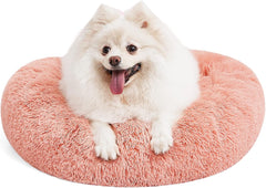 Orthopedic Dog Bed Comfortable Donut Cuddler round Dog Bed Ultra Soft Washable Dog and Cat Cushion Bed (Style 6)