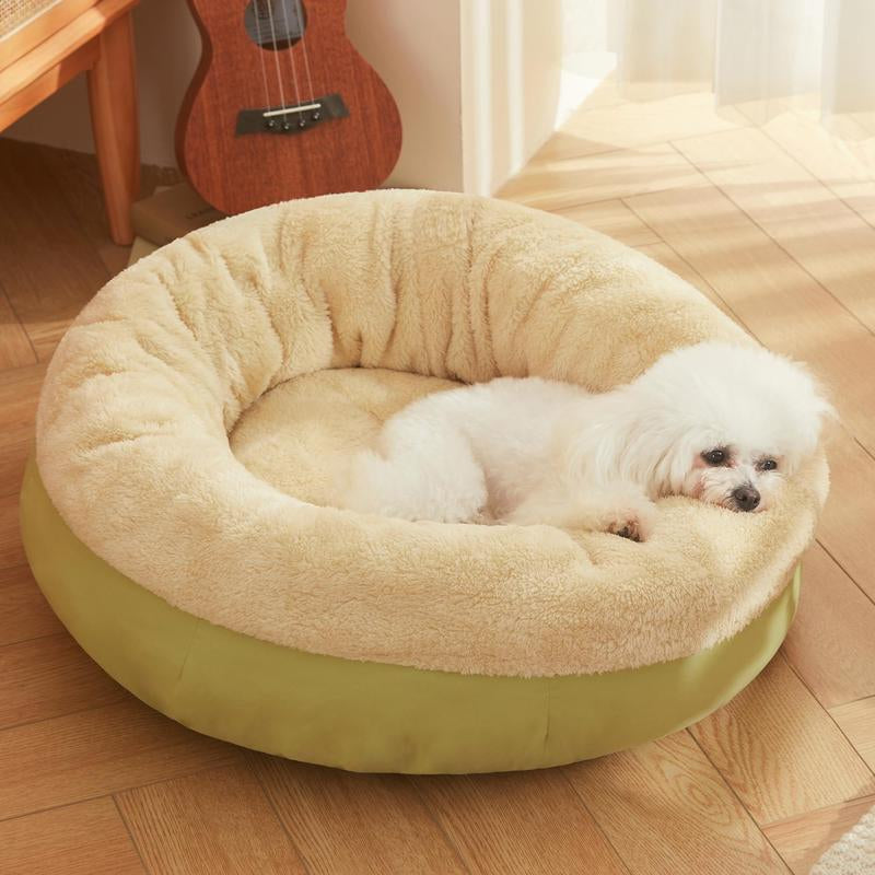 Washable Cozy Pet Donut Bed - Anti-Slip Comfort - Majestic Dog & Cat Pet Boutique