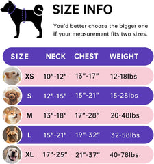 No Pull Dog Harness for Small Dogs, Dog Vest Harness with Leash, Safety Belt and Storage Strap, Fully Adjustable Harness, 360° Reflective Strip, Soft Handle (Purple, S) - Majestic Dog & Cat Pet Boutique