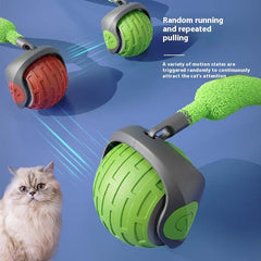 Interactive Cat Electric Rolling Ball Toys For Kitty Pets Smart Automatic Teaser