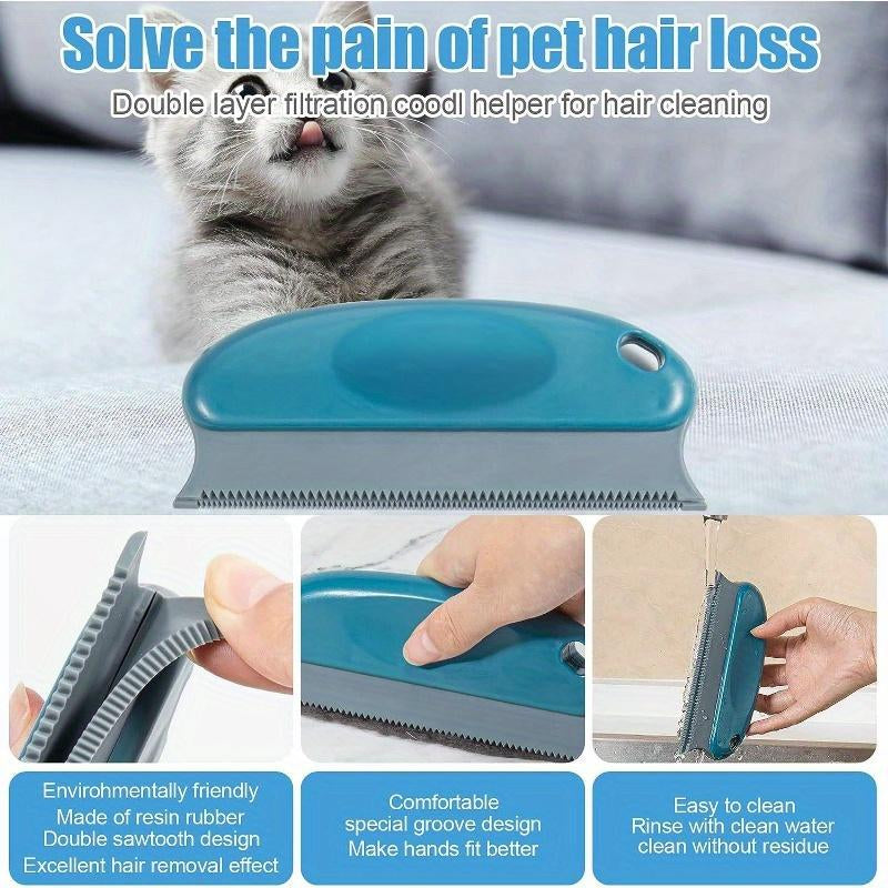 Pet Hair Remover Tool – Lint Shaver and Fur Cleaner for Dogs and Cats, Portable Carpet Scraper for Carpets, Clothes, Car Mats, and Furniture - Majestic Dog & Cat Pet Boutique