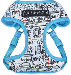 City Doodle Blue No-Pull Dog Harness Friends TV Show Dog Harness - Majestic Dog & Cat Pet Boutique